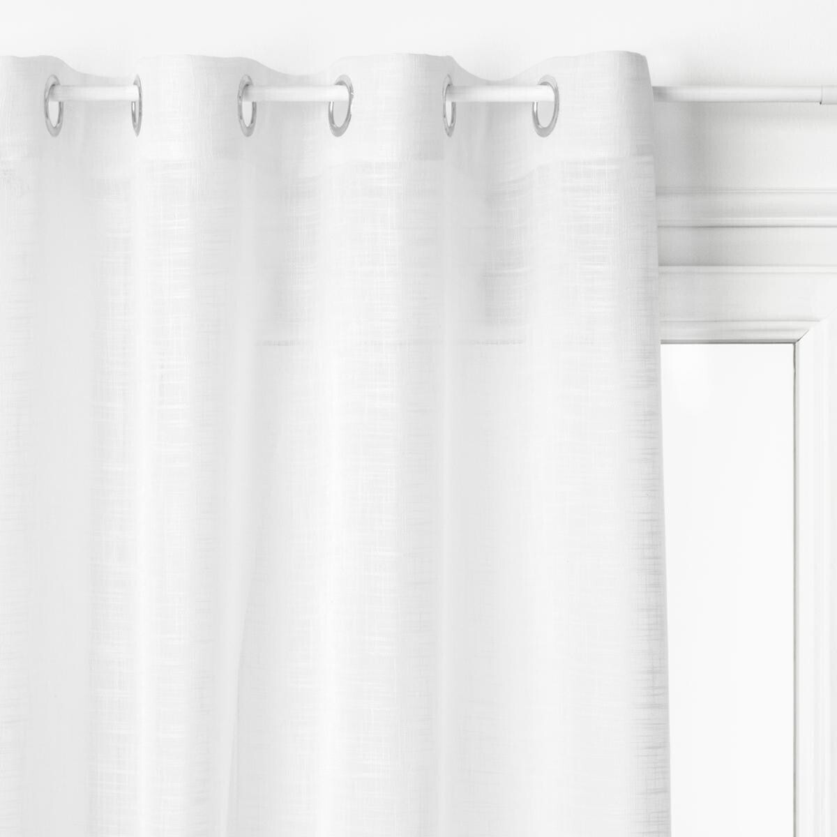 Visillo "Alton" Blanco, 140x240 cm Blanco