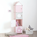 Taquillas de almacenamiento para ni&ntilde;os "Columna" Rosa, 34x139 cm Rosa