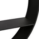 Estante de pared "Irena" Negro, Ø 55 cm Negro