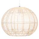 Lámpara Colgante "Kita" Ratán, D.38 cm Madera natural