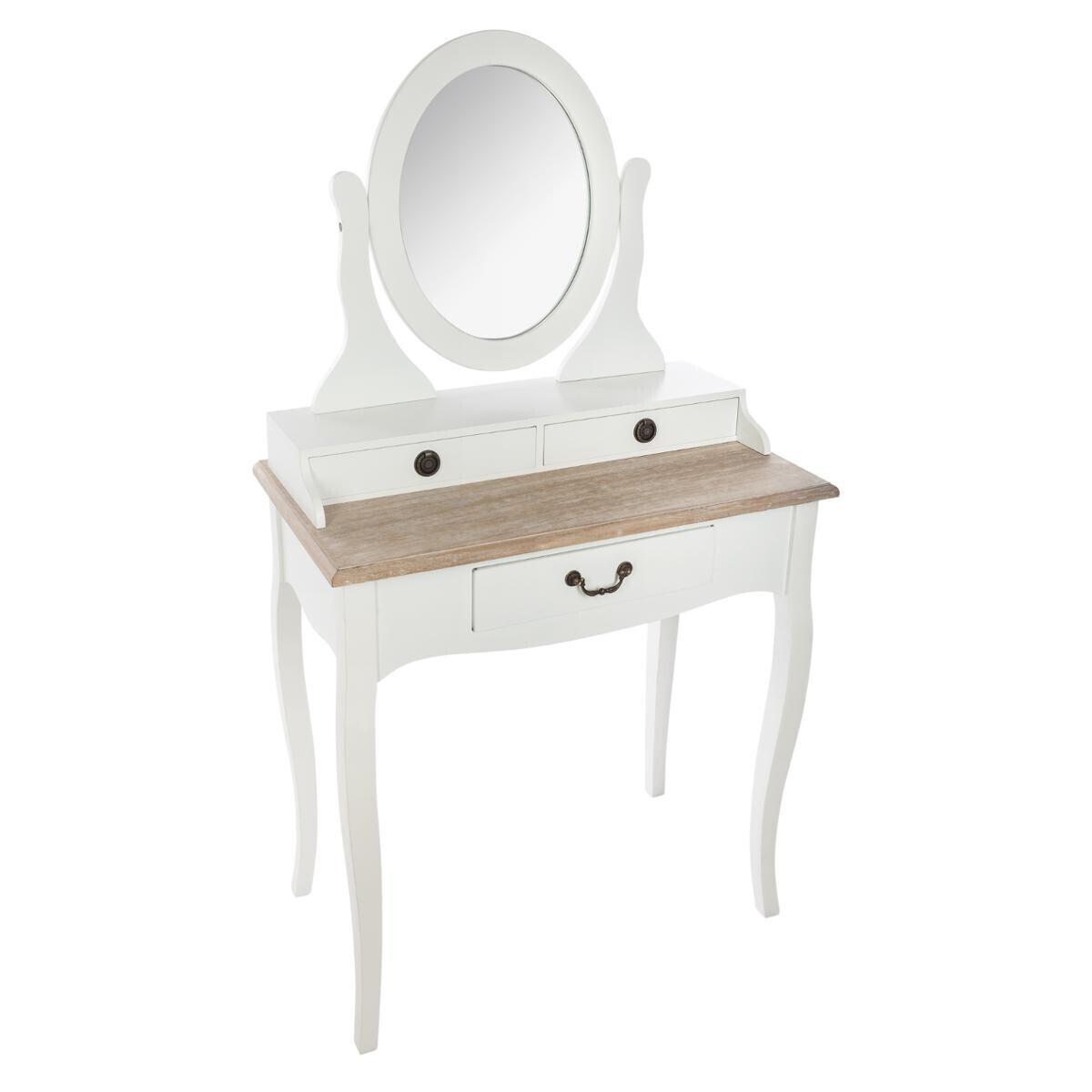 Tocador "Chrysa" Blanco, 3 cajones Blanco