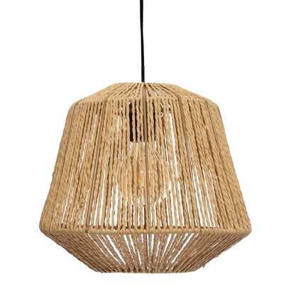 L&aacute;mpara colgante "jily" beige, &Oslash; 29 cm