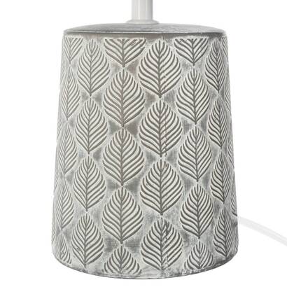 L&aacute;mpara "cyril", cer&aacute;mica gris, h.36 cm