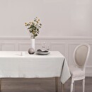 Mantel "Jane", algodón chambray Blanco, 140x240 cm Blanco