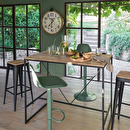 Taburete de bar "Joris" Negro Negro
