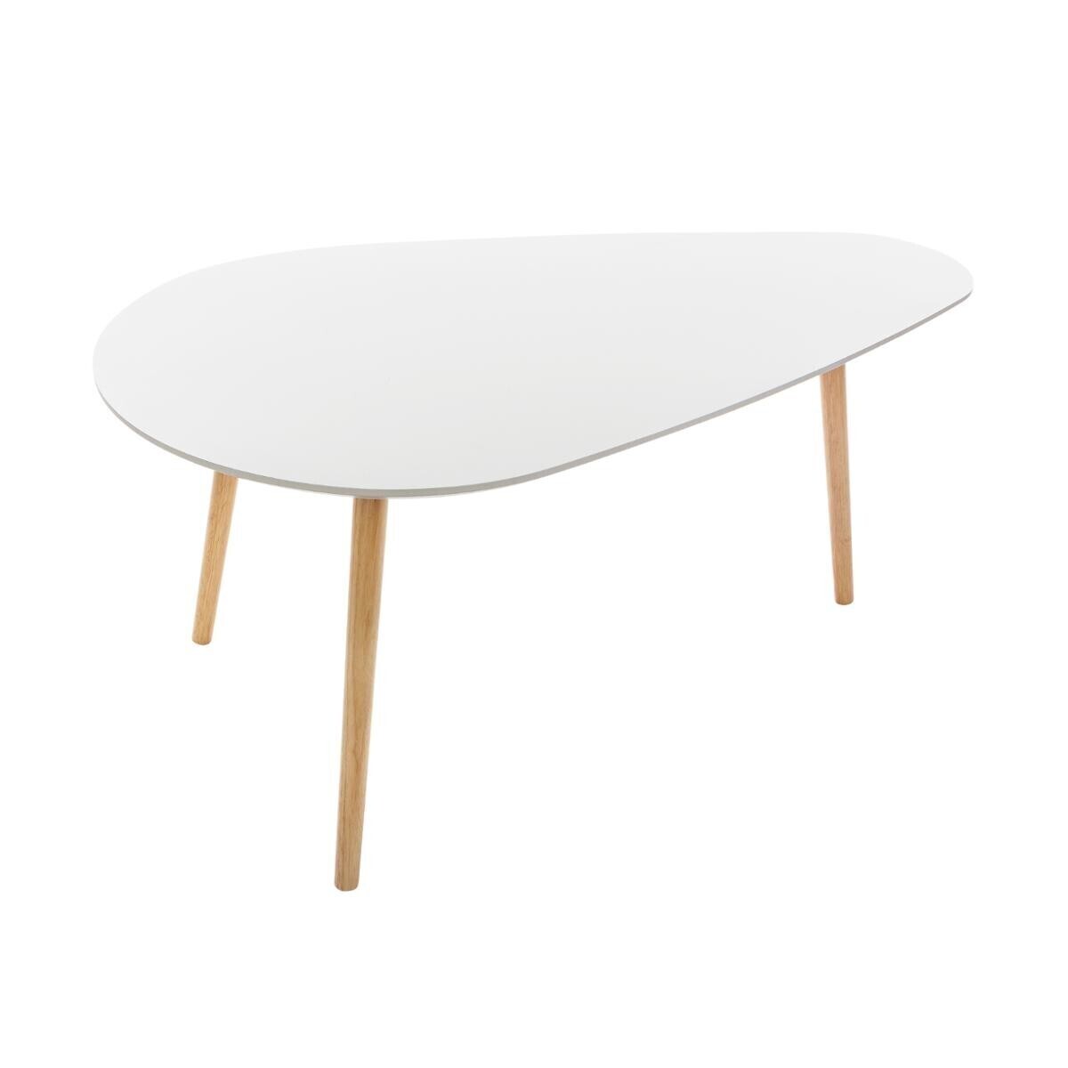 Mesas nido "Mileo" Blanco, L.88/98 cm Blanco
