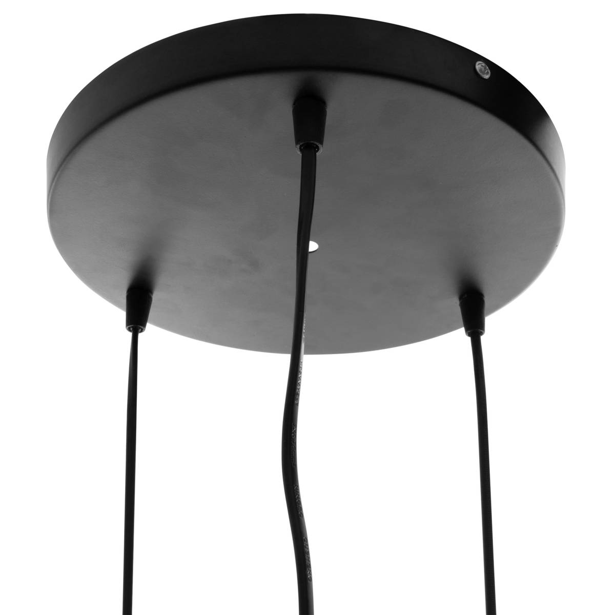 Suspensi&oacute;n de cable "Kaore" Metal negro, D.25 cm Negro