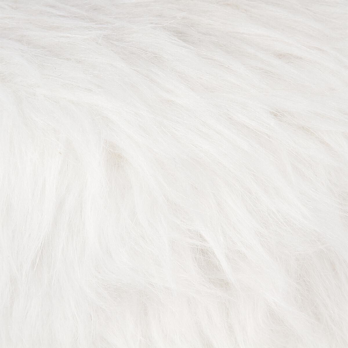 Taburete "Oslo" Efecto piel, Blanco Blanco