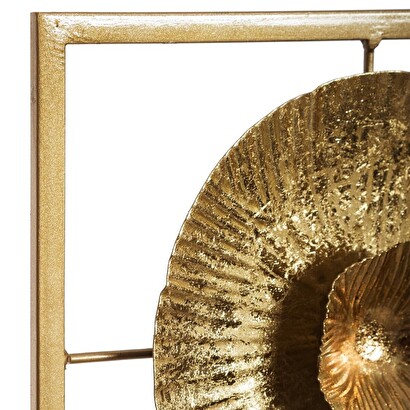 Decoraci&oacute;n de pared "iva" dorado, 25x61 cm