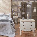 Cubrecama, 2 fundas de almohada "Marie" Gris ratón, 260x240 cm Gris ratón