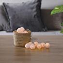 Guirnalda LED de 16 bolas, a pilas Rosa claro, L.255 cm Rosa claro