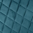 Sillón "Marlo" Terciopelo, Azul Teal Azul pato