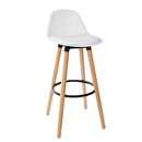 Taburete de bar "Maxon" Blanco Blanco