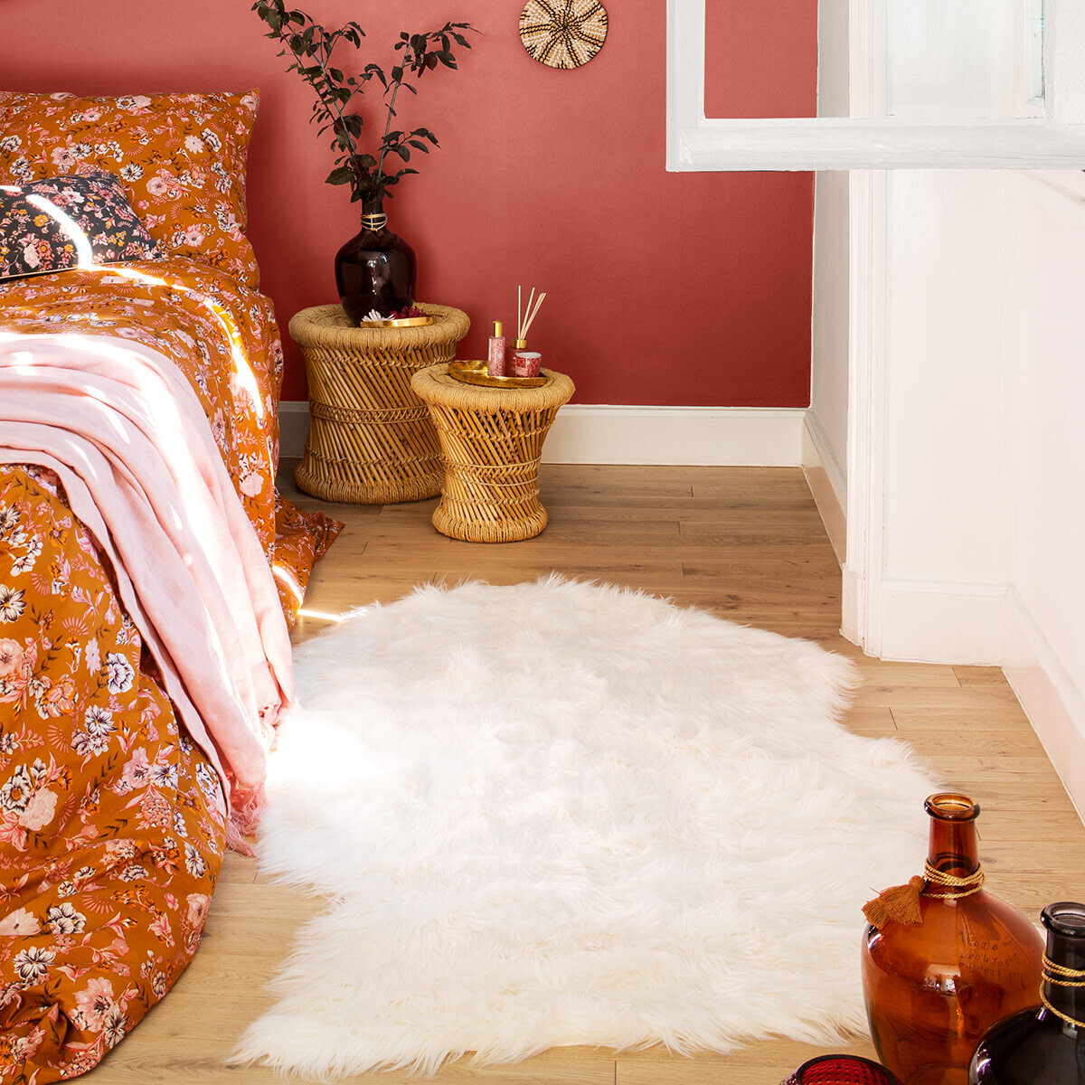 Alfombra "Oslo" Blanco marfil, 90x150 cm Blanco marfil