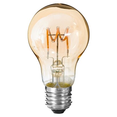 Bombilla led "est&aacute;ndar" &Aacute;mbar retorcido, d.6 cm, e27