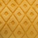 Manta "3D Rombo" Franela Amarillo mostaza, 180x230 cm Amarillo mostaza