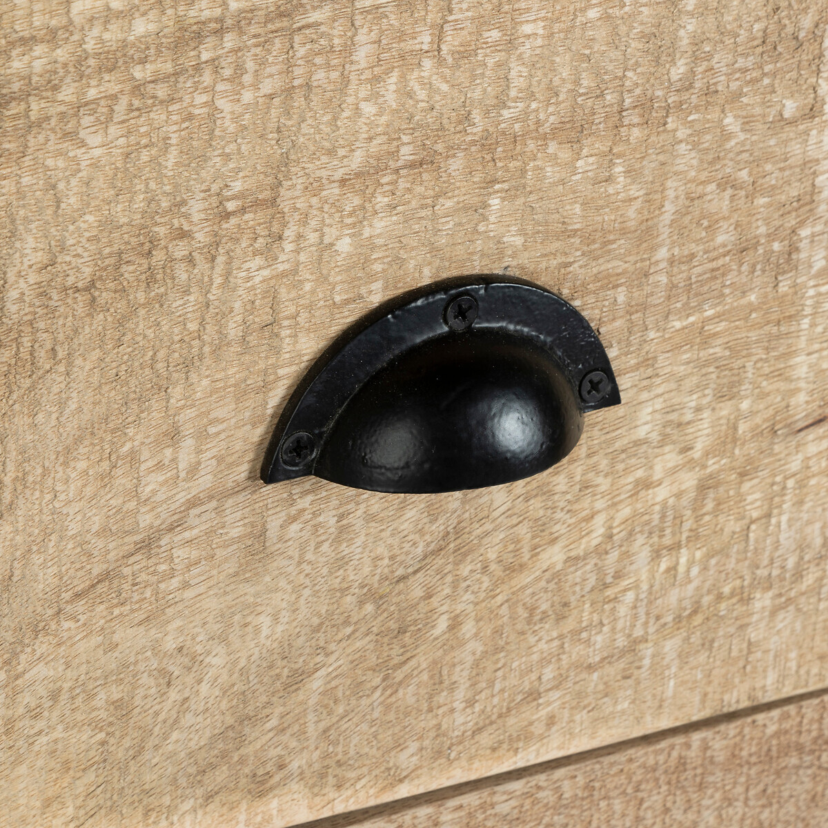 Aparador de 6 cajones "Silas" Mango, 150x40 cm Madera natural