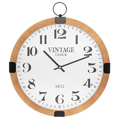 Reloj "yago" marr&oacute;n, &Oslash; 38 cm