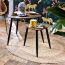 Alfombra "Shine", yute Dorado, D.115 cm Oro