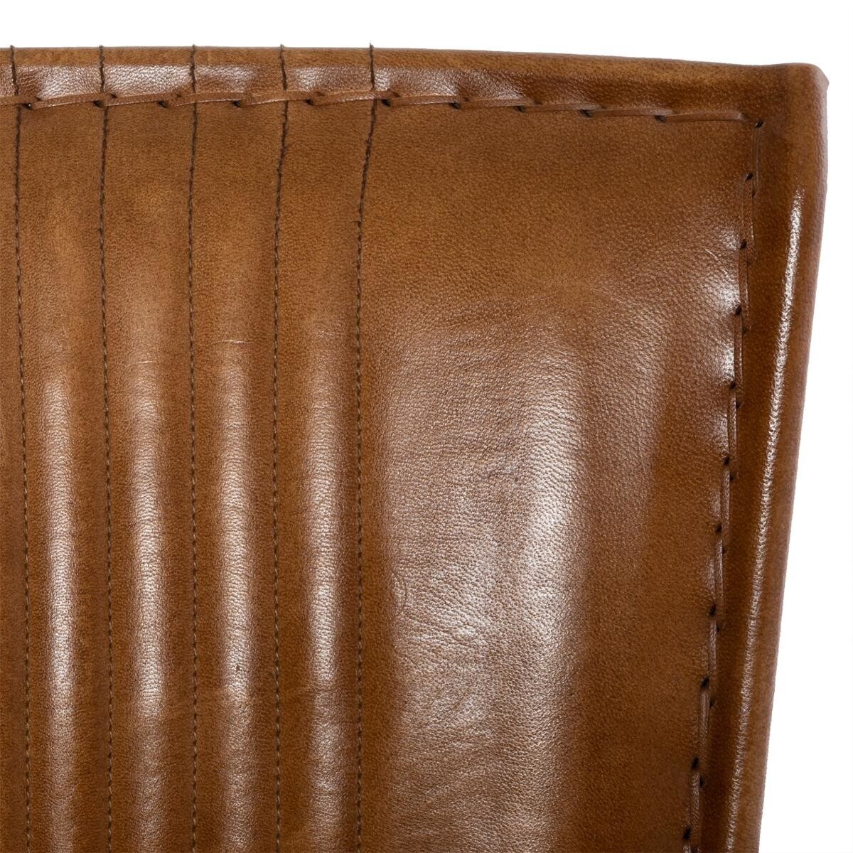 Sillón "Hoper" Cuero, Marrón coñac Marrón coñac