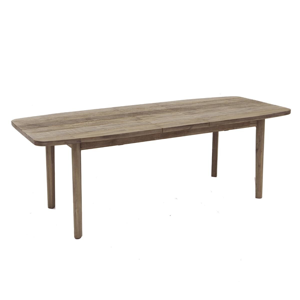 Mesa de comedor extensible "Banila" Acacia, L.180-260 cm Madera natural