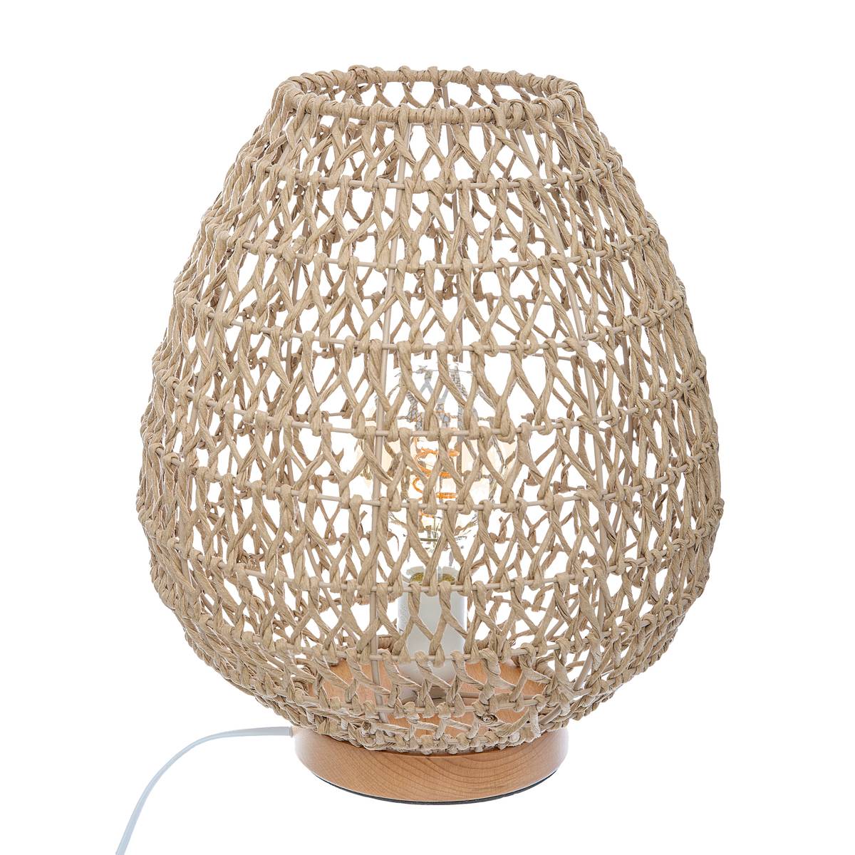 Lámpara "Etel" Beige, H.36 cm Beige