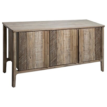 Aparador de 3 puertas "banila" acacia, 160x80 cm