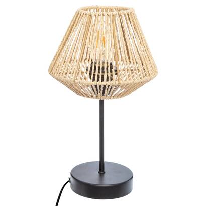 L&aacute;mpara "jily" beige, h.34 cm