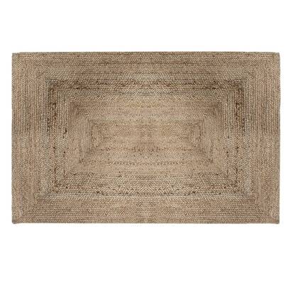 Alfombra de yute beige, 120x170 cm