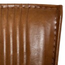 Sillón "Hoper" Cuero, Marrón coñac Marrón coñac