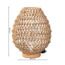 Lámpara "Etel" Beige, H.36 cm Beige