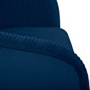 Sillón "Solaro" Terciopelo plisado, Azul Azul