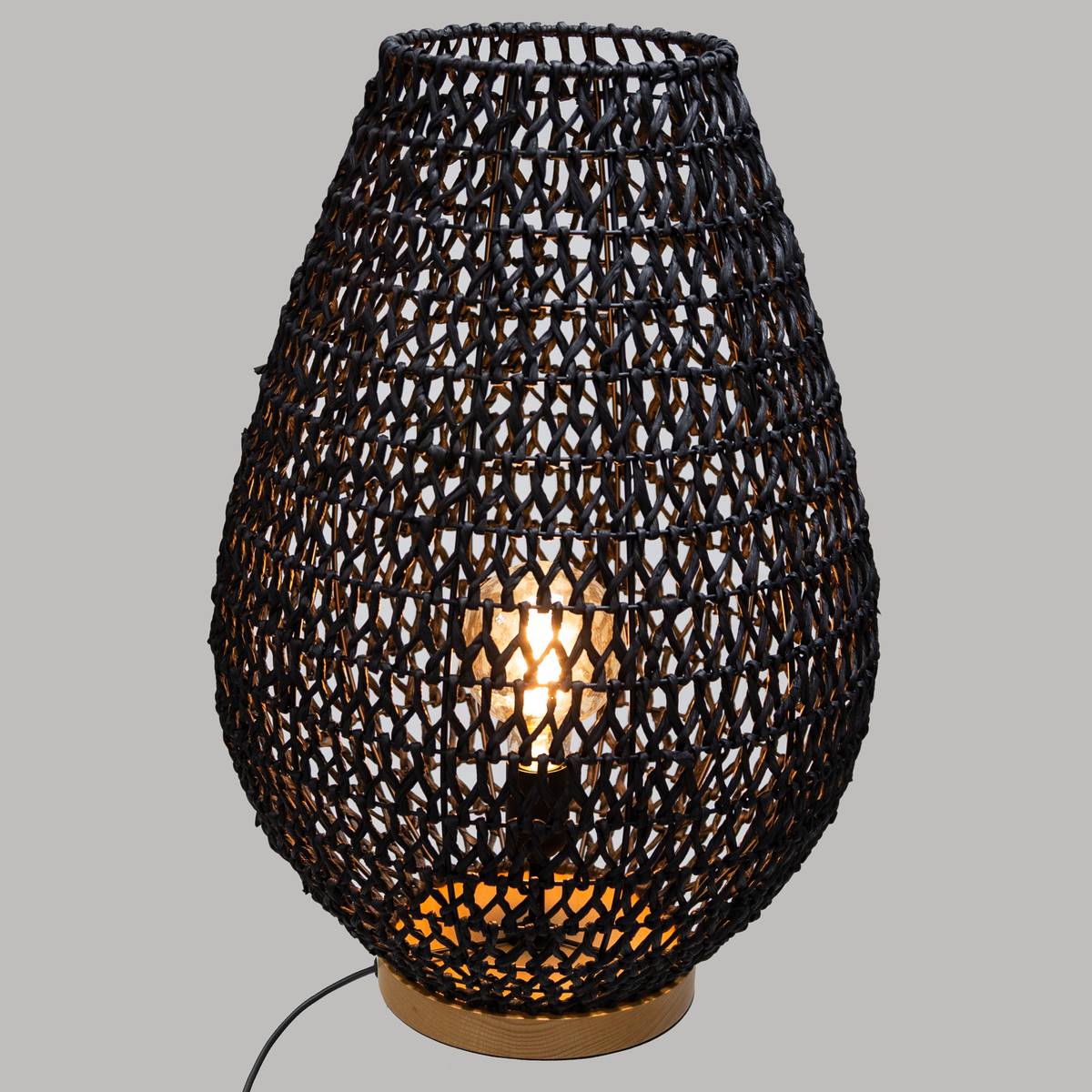 Lámpara "Etel" Negro, H.55 cm Negro