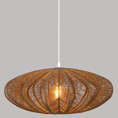 L&aacute;mpara colgante "tery" beige, &Oslash; 57 cm