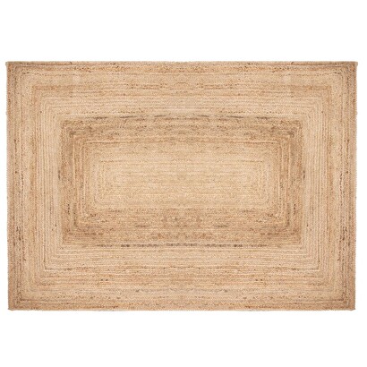 Alfombra, yute beige, 160x230 cm