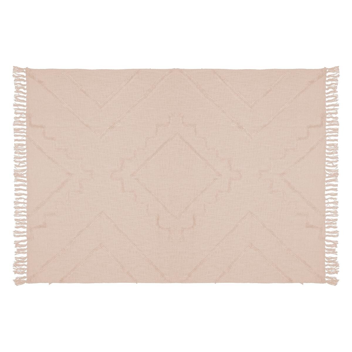 Alfombra "Inca", algodón tufted Blanco marfil, 120x170 cm Blanco marfil