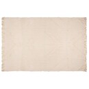 Alfombra "Inca", algodón tufted Blanco marfil, 120x170 cm Blanco marfil
