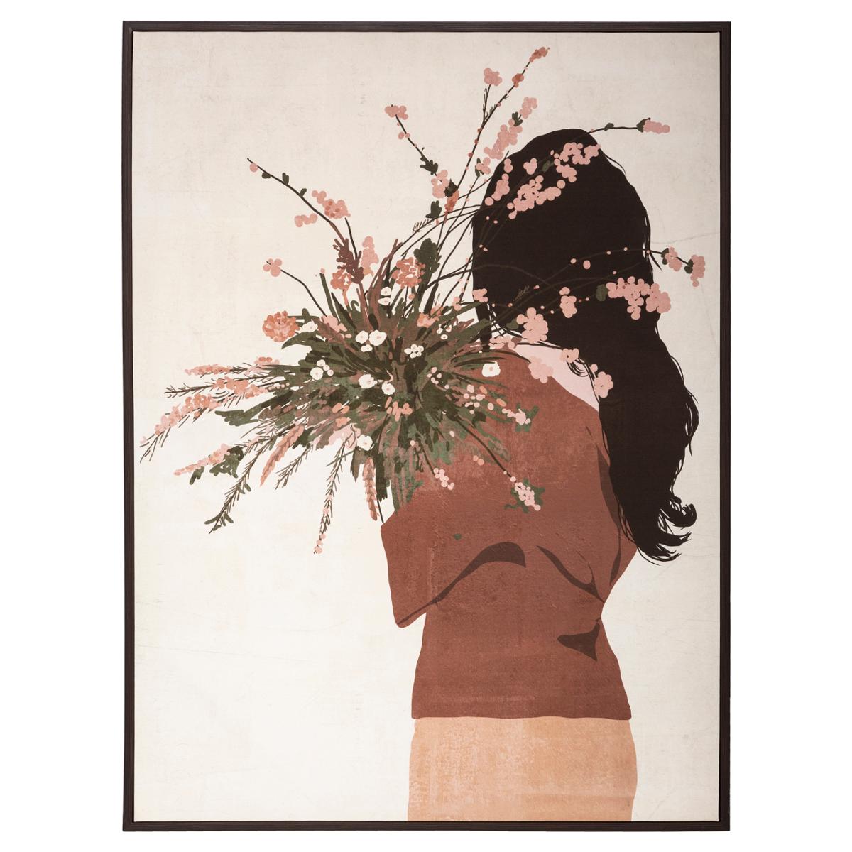 Lienzo enmarcado 'Mujer' 58x78 cm Modelo 1