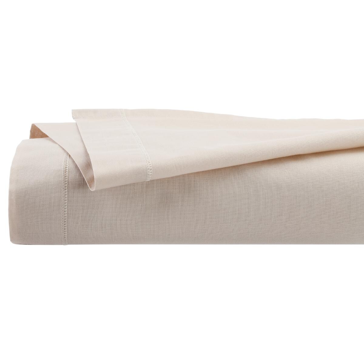 Sábana plana de algodón Beige, 240x290 cm Beige