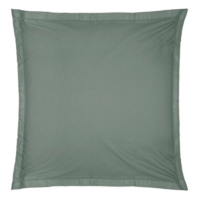 Funda de almohada, algod&oacute;n verde celad&oacute;n, 63x63 cm