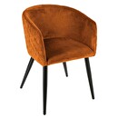 Sillón "Marlo" Terciopelo, Ámbar Ámbar 2