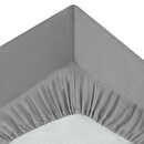 S&aacute;bana ajustable, algod&oacute;n Gris rat&oacute;n, 90x190 cm Gris rat&oacute;n