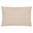 Funda de almohada, algod&oacute;n Beige, 50x70 cm Beige