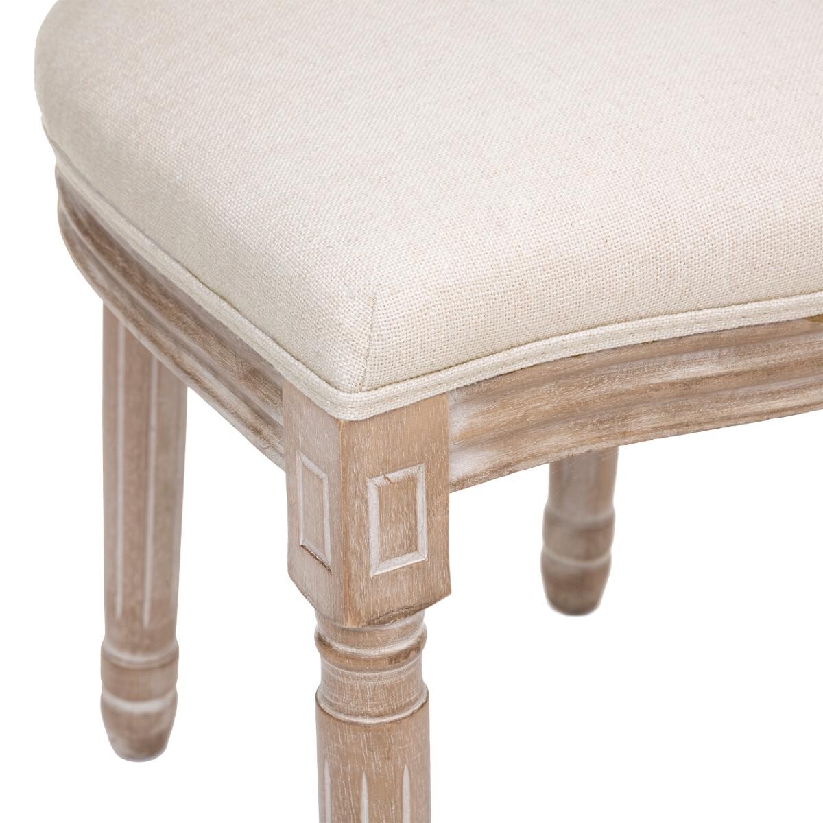 Silla "Cléon" Beige Beige