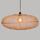 Lámpara Colgante "Loren" Bambú, D.60 cm Madera natural