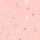 Juego de cama infantil de 2 piezas "Gato" Algodón, 140x200 cm Rosa
