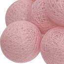 Guirnalda LED con enchufe Rosa, L.435 cm Rosa