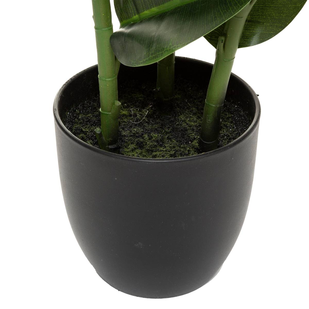 Ficus robusta artificial H120 cm Verde, H.120 cm Verde