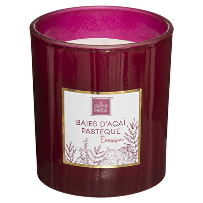 Vela perfumada "mael" a&ccedil;a&iacute; y sand&iacute;a, 190g