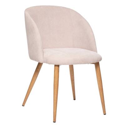 Silla "celeste" efecto pana, beige